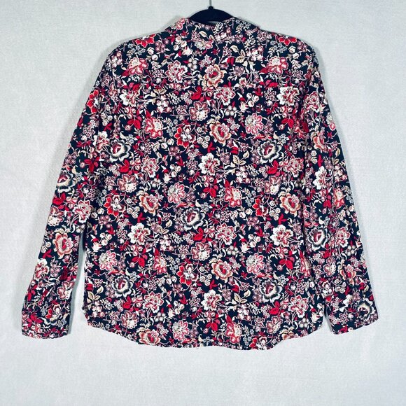 Foxcroft Shirt Womens 16 Pink Cotton Non-Wrinkle Button Up Blouse - Picture 7 of 12